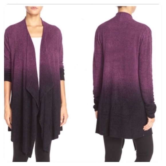 Barefoot Dreams Sweaters - Barefoot Dreams Calypso Wrap Plum Ombre S/M